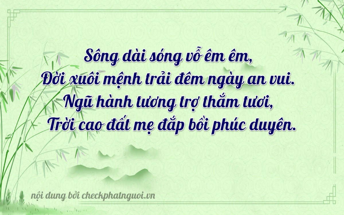 Bài thơ ý nghĩa cho <b>biển số 47C-05031</b> tại website checkphatnguoi.vn