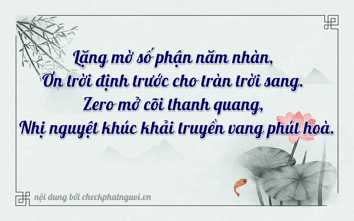 Bài thơ ý nghĩa cho <b>biển số 47C1-20099</b> tại website checkphatnguoi.vn