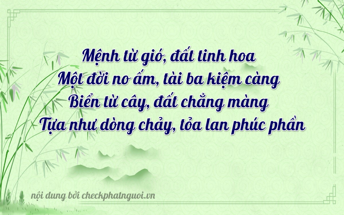 Bài thơ ý nghĩa cho <b>biển số 47C-25634</b> tại website checkphatnguoi.vn