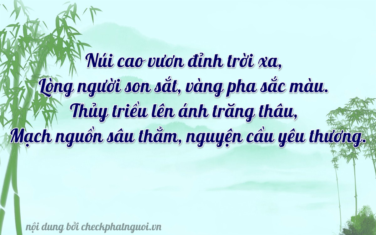 Bài thơ ý nghĩa cho <b>biển số 47C-40287</b> tại website checkphatnguoi.vn