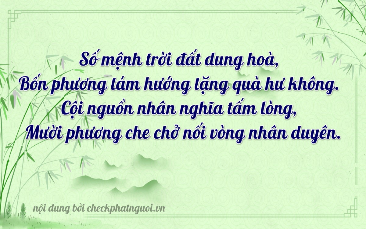 Bài thơ ý nghĩa cho <b>biển số 47C-40310</b> tại website checkphatnguoi.vn