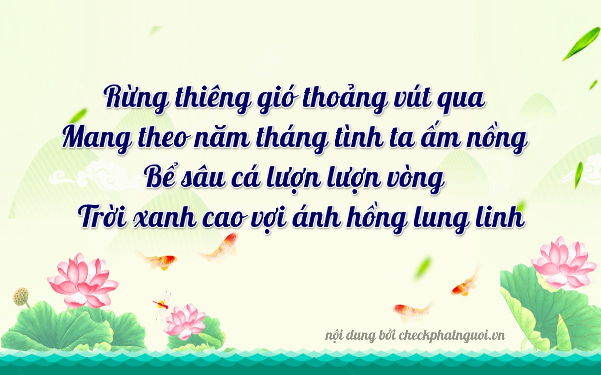 Bài thơ ý nghĩa cho <b>biển số 47D-00300</b> tại website checkphatnguoi.vn