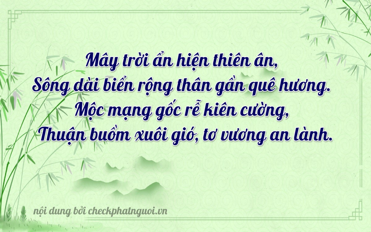 Bài thơ ý nghĩa cho <b>biển số 47D-00922</b> tại website checkphatnguoi.vn