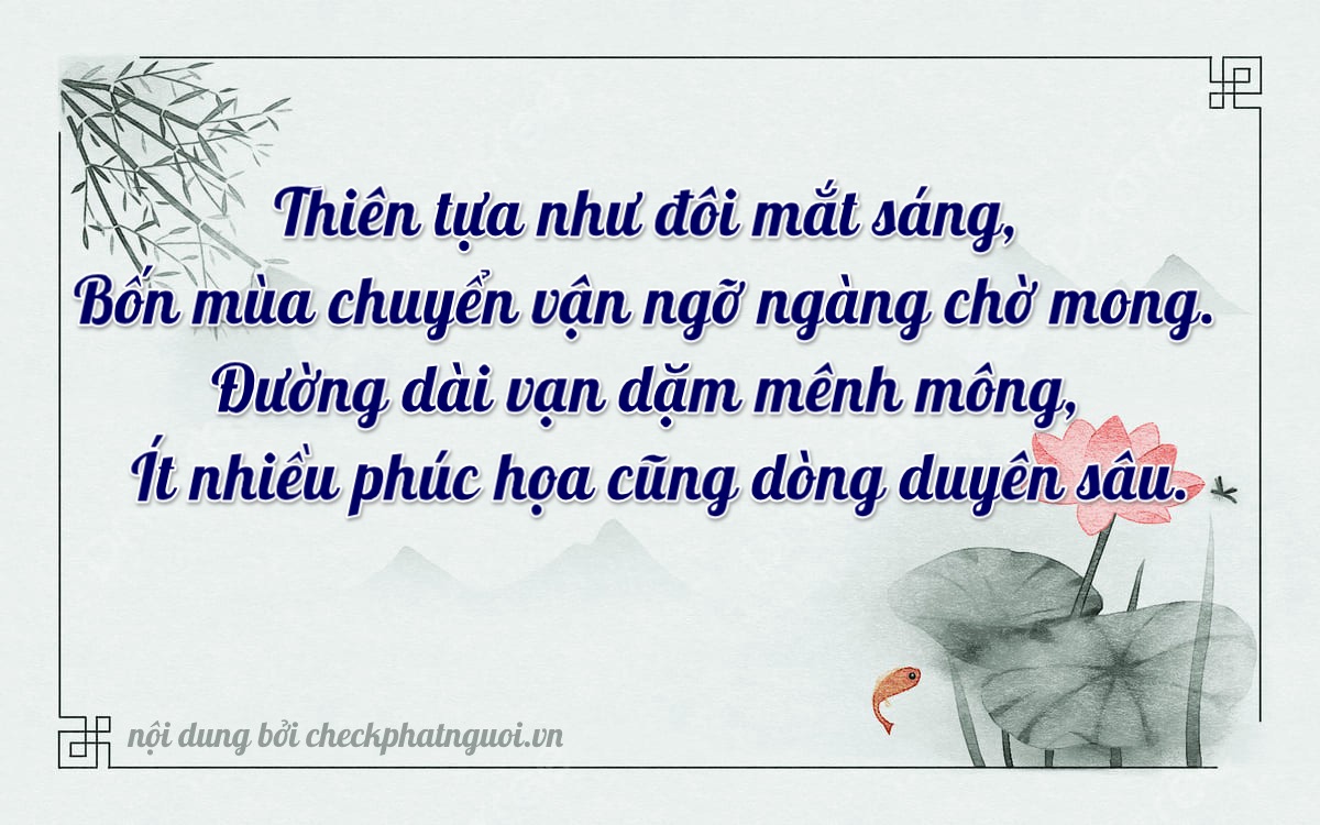 Bài thơ ý nghĩa cho <b>biển số 47H1-34723</b> tại website checkphatnguoi.vn