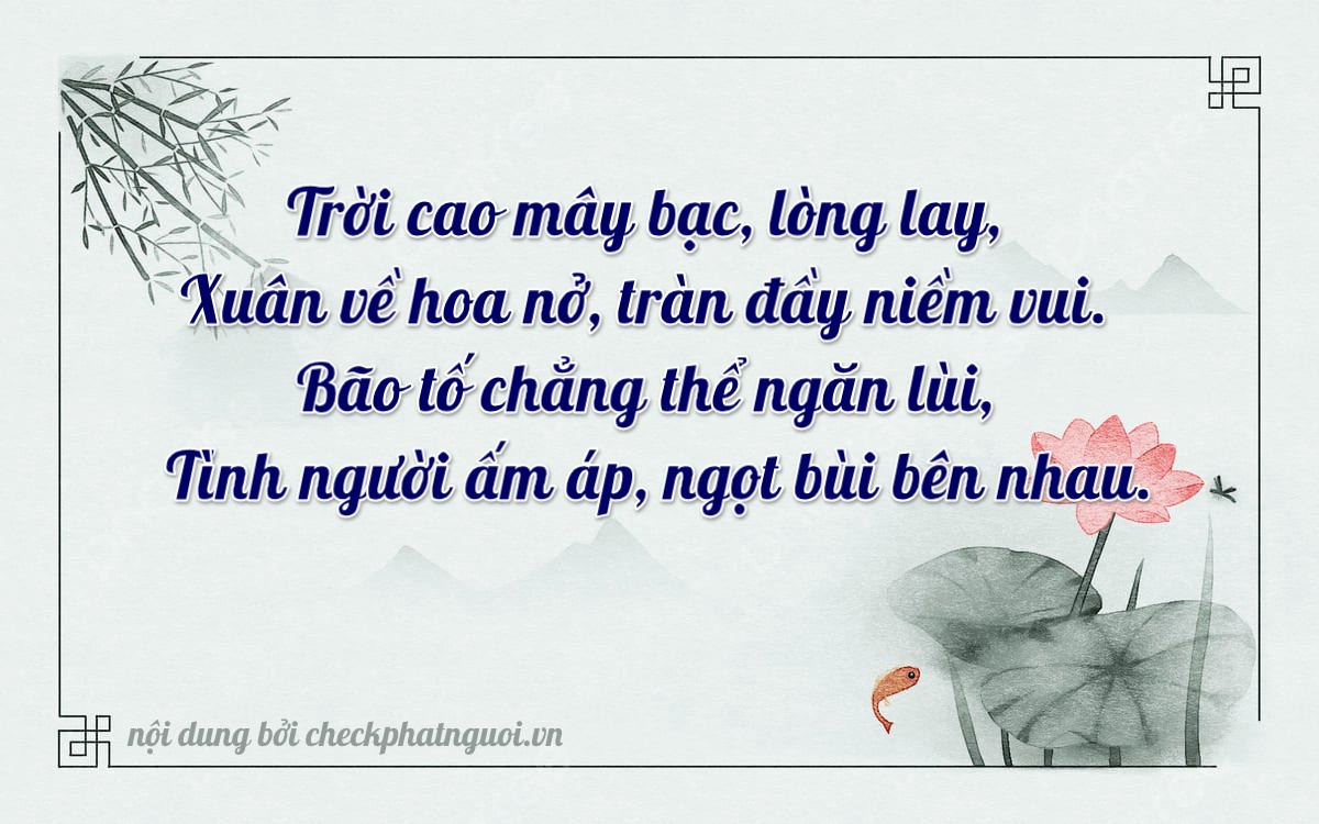 Bài thơ ý nghĩa cho <b>biển số 47L1-17592</b> tại website checkphatnguoi.vn