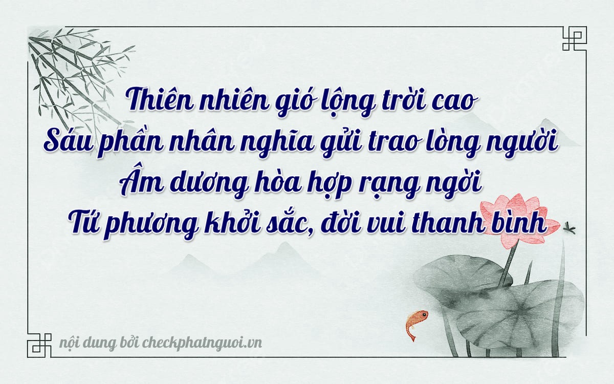 Bài thơ ý nghĩa cho <b>biển số 47L1-34164</b> tại website checkphatnguoi.vn