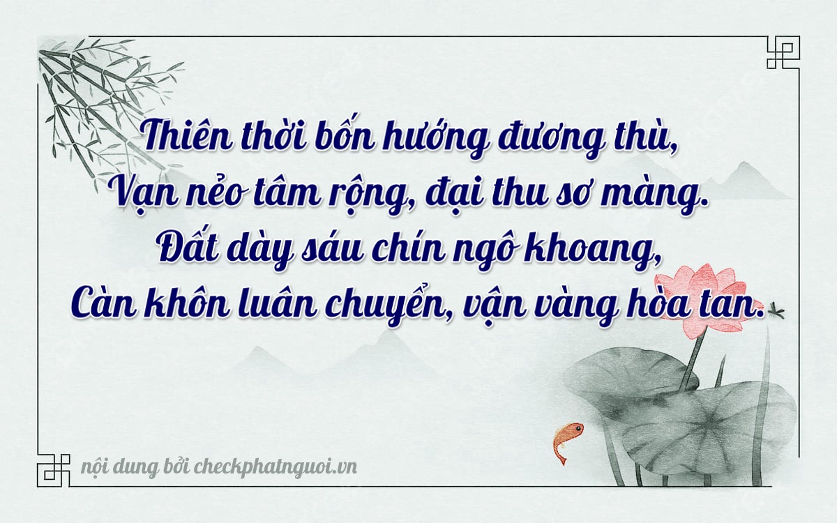 Bài thơ ý nghĩa cho <b>biển số 47L1-40062</b> tại website checkphatnguoi.vn