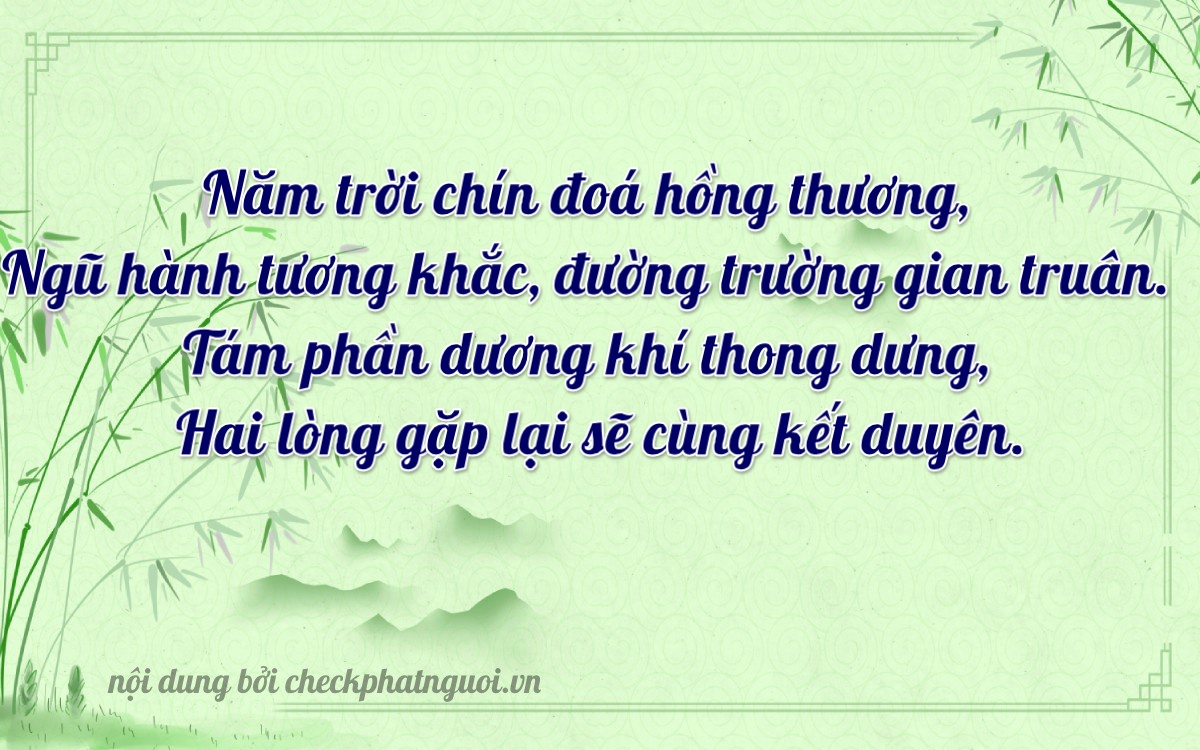 Bài thơ ý nghĩa cho <b>biển số 47N1-05282</b> tại website checkphatnguoi.vn