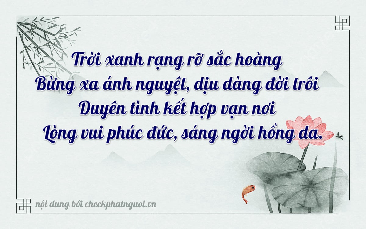 Bài thơ ý nghĩa cho <b>biển số 47N-87939</b> tại website checkphatnguoi.vn