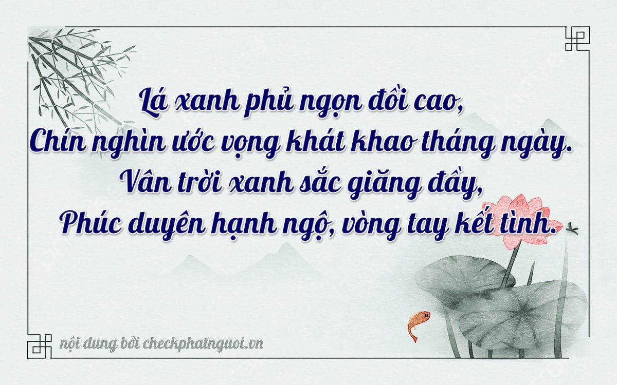 Bài thơ ý nghĩa cho <b>biển số 47N-98887</b> tại website checkphatnguoi.vn