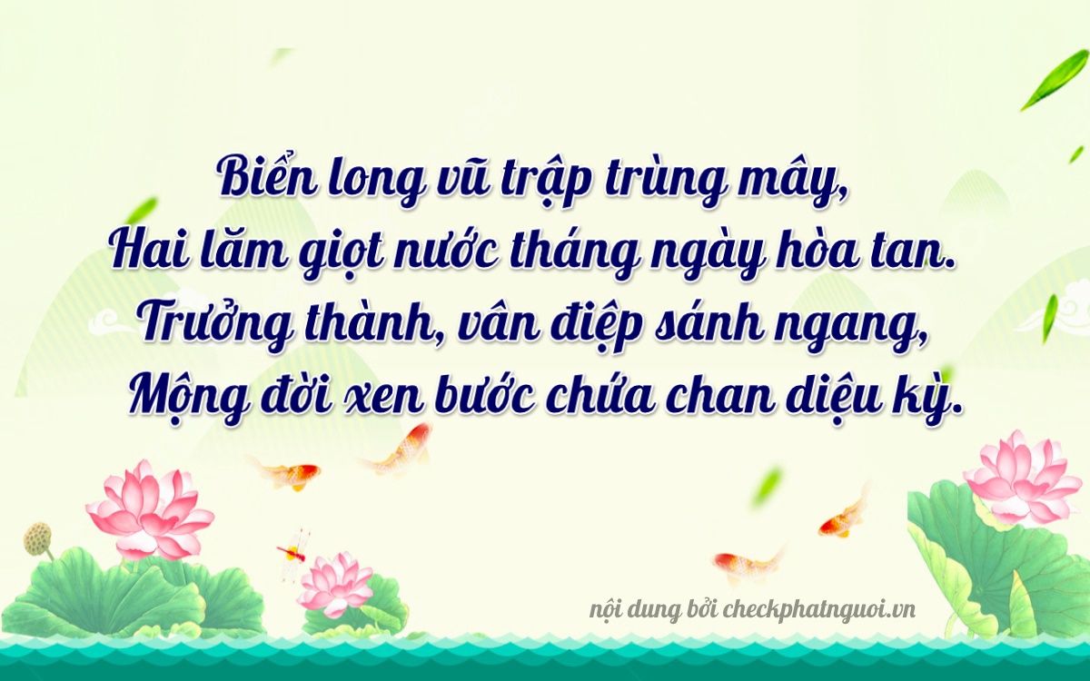 Bài thơ ý nghĩa cho <b>biển số 47P1-25237</b> tại website checkphatnguoi.vn
