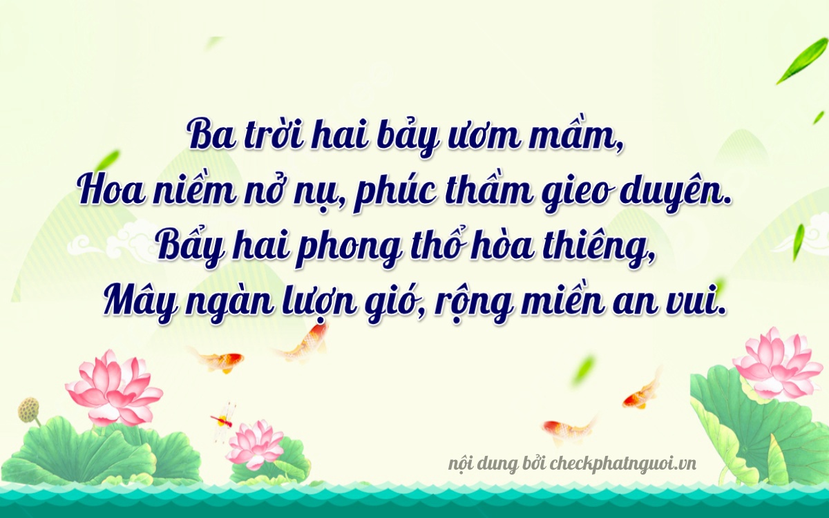 Bài thơ ý nghĩa cho <b>biển số 47P1-37269</b> tại website checkphatnguoi.vn