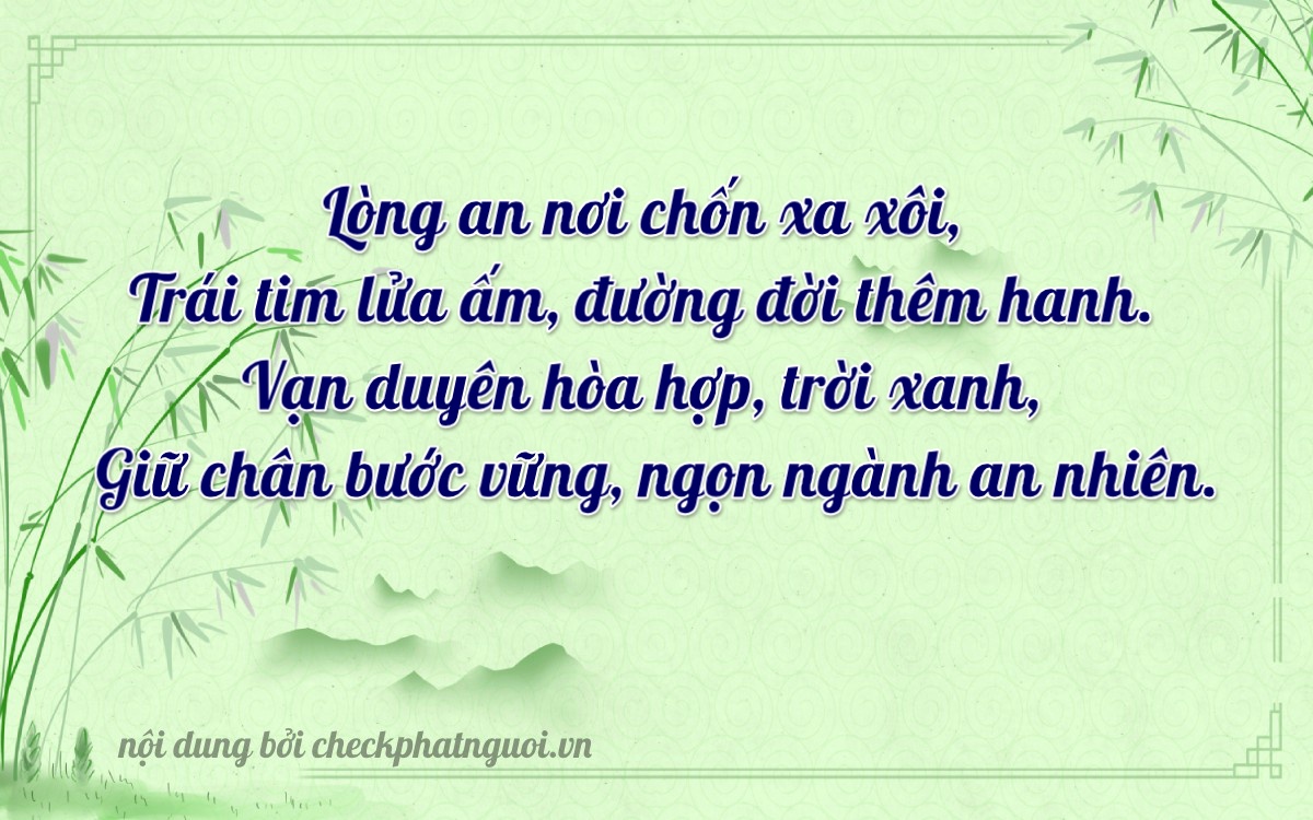 Bài thơ ý nghĩa cho <b>biển số 47U1-22524</b> tại website checkphatnguoi.vn