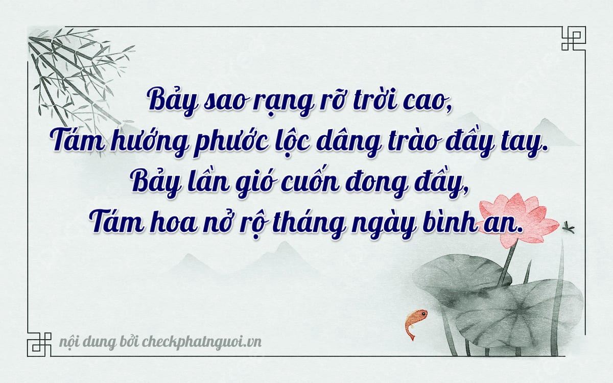 Bài thơ ý nghĩa cho <b>biển số 48A-17878</b> tại website checkphatnguoi.vn