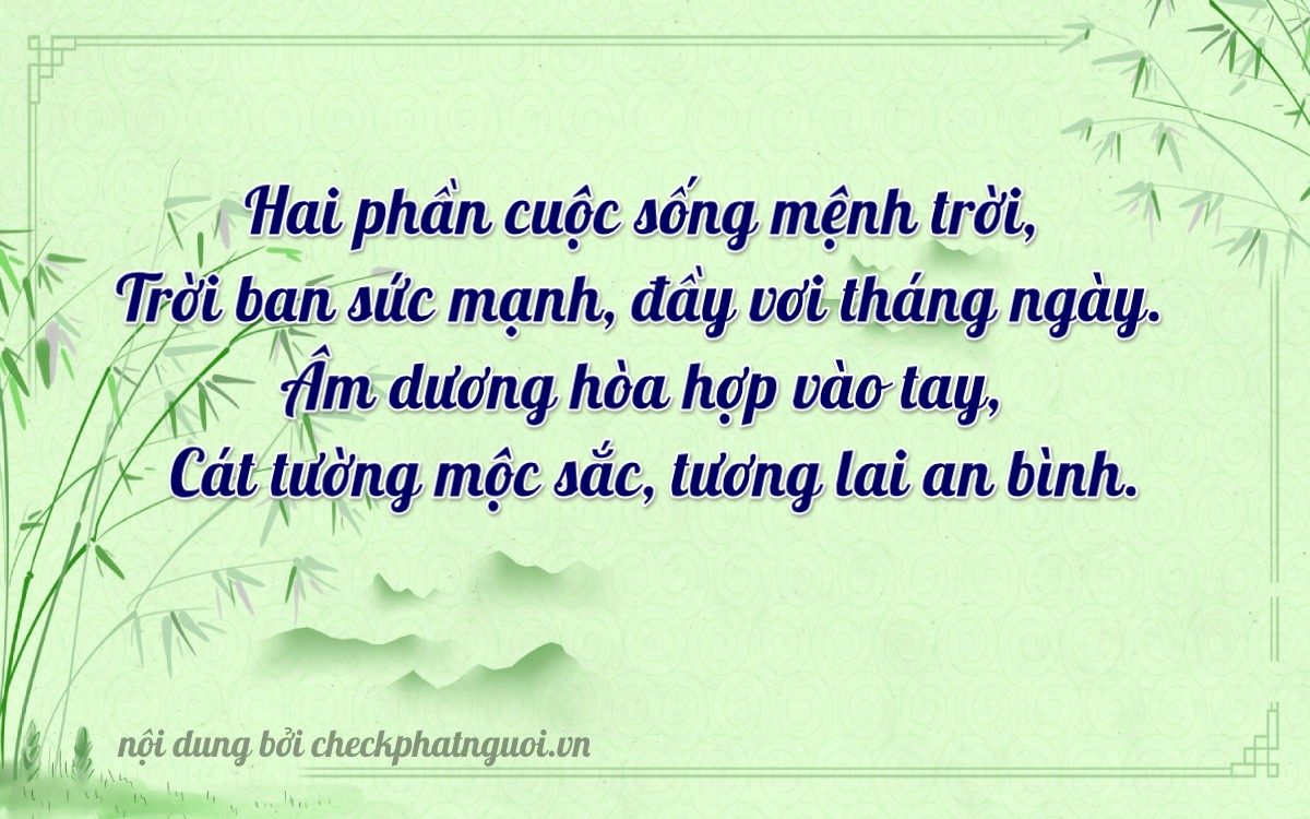 Bài thơ ý nghĩa cho <b>biển số 48A-20932</b> tại website checkphatnguoi.vn