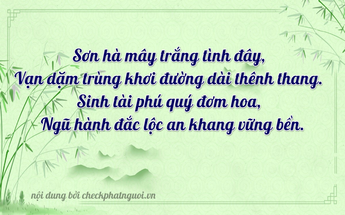 Bài thơ ý nghĩa cho <b>biển số 48A-21362</b> tại website checkphatnguoi.vn