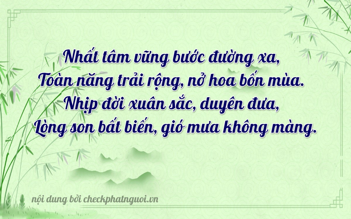 Bài thơ ý nghĩa cho <b>biển số 48AC-09127</b> tại website checkphatnguoi.vn