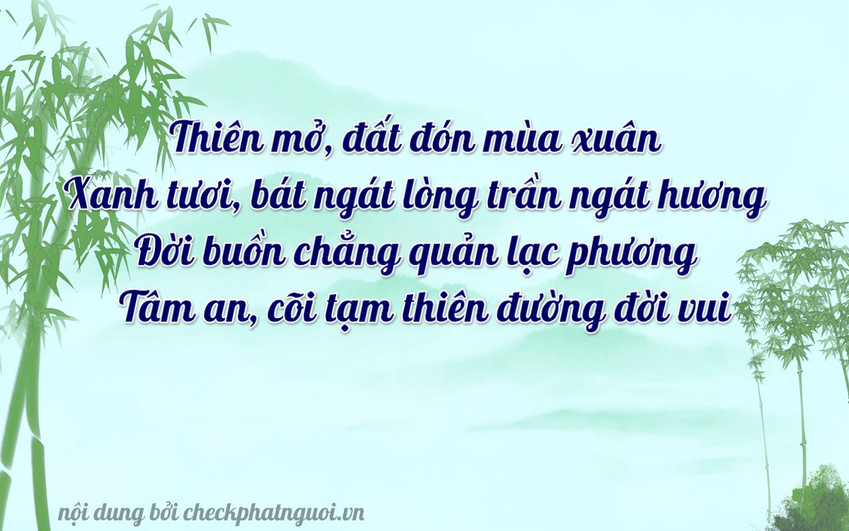 Bài thơ ý nghĩa cho <b>biển số 48AE-00564</b> tại website checkphatnguoi.vn