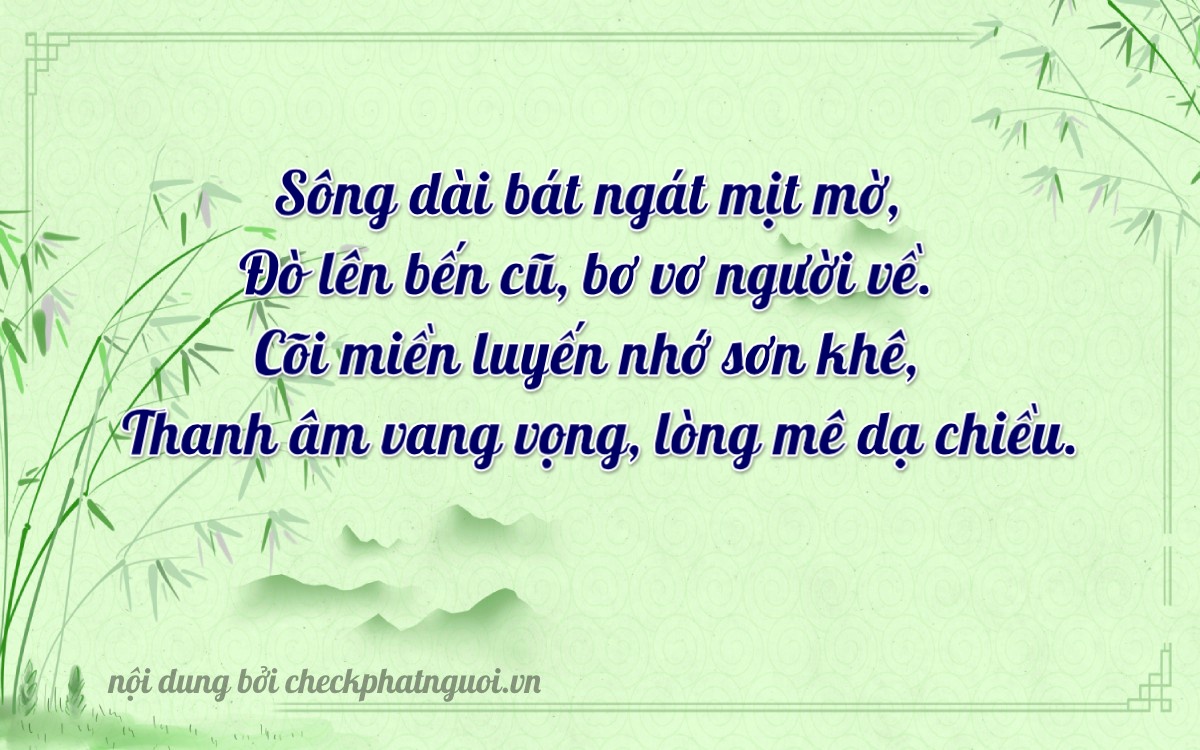 Bài thơ ý nghĩa cho <b>biển số 48C-08892</b> tại website checkphatnguoi.vn