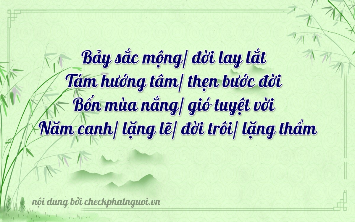 Bài thơ ý nghĩa cho <b>biển số 49A-07845</b> tại website checkphatnguoi.vn
