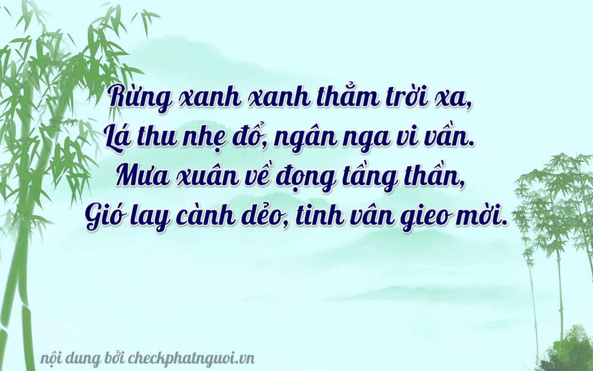 Bài thơ ý nghĩa cho <b>biển số 49A-11644</b> tại website checkphatnguoi.vn