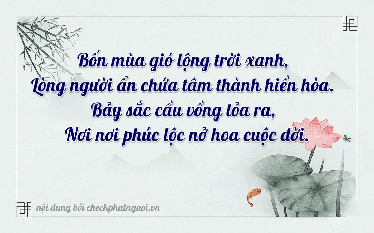 Bài thơ ý nghĩa cho <b>biển số 49A-12997</b> tại website checkphatnguoi.vn