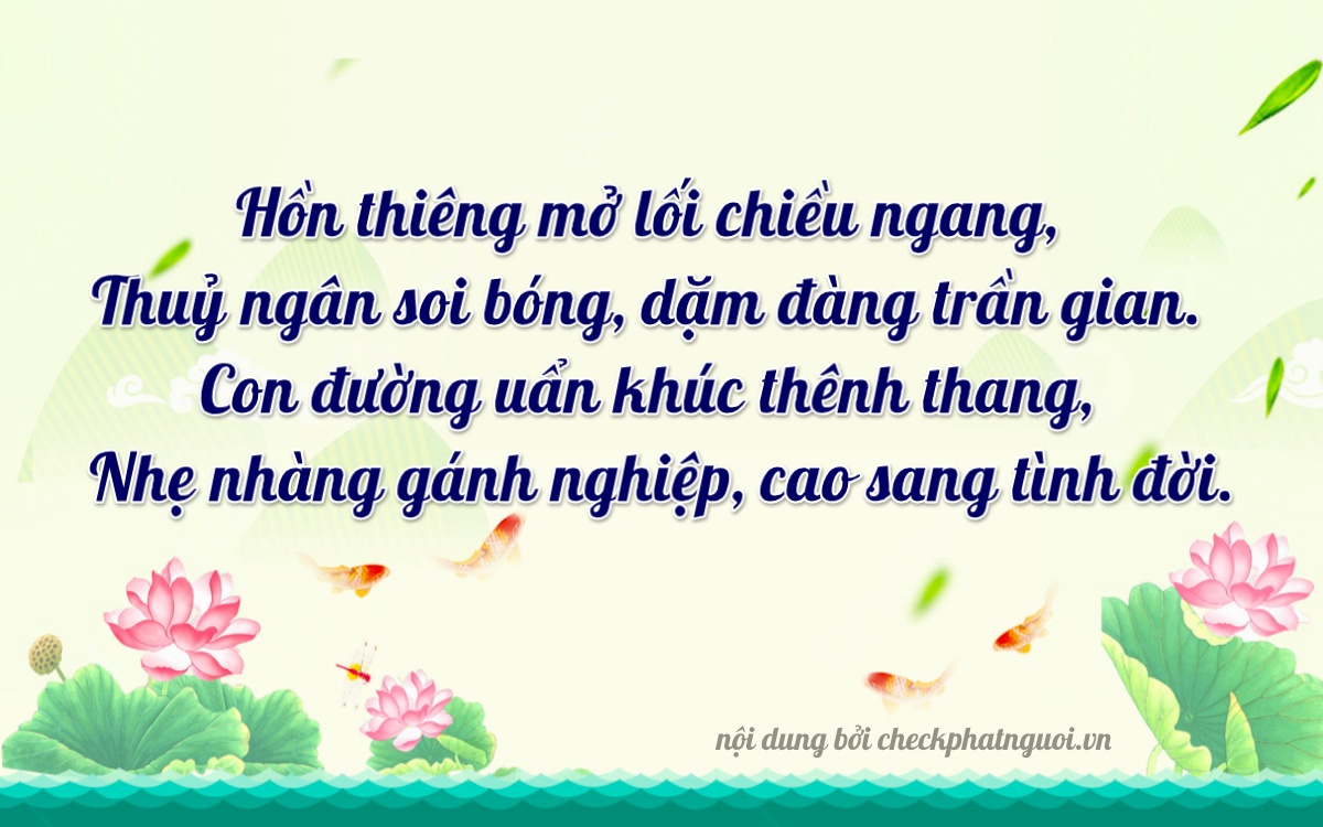 Bài thơ ý nghĩa cho <b>biển số 49A-23467</b> tại website checkphatnguoi.vn