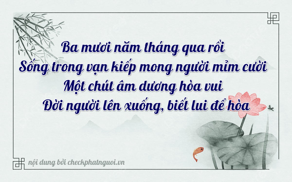 Bài thơ ý nghĩa cho <b>biển số 49A-30391</b> tại website checkphatnguoi.vn