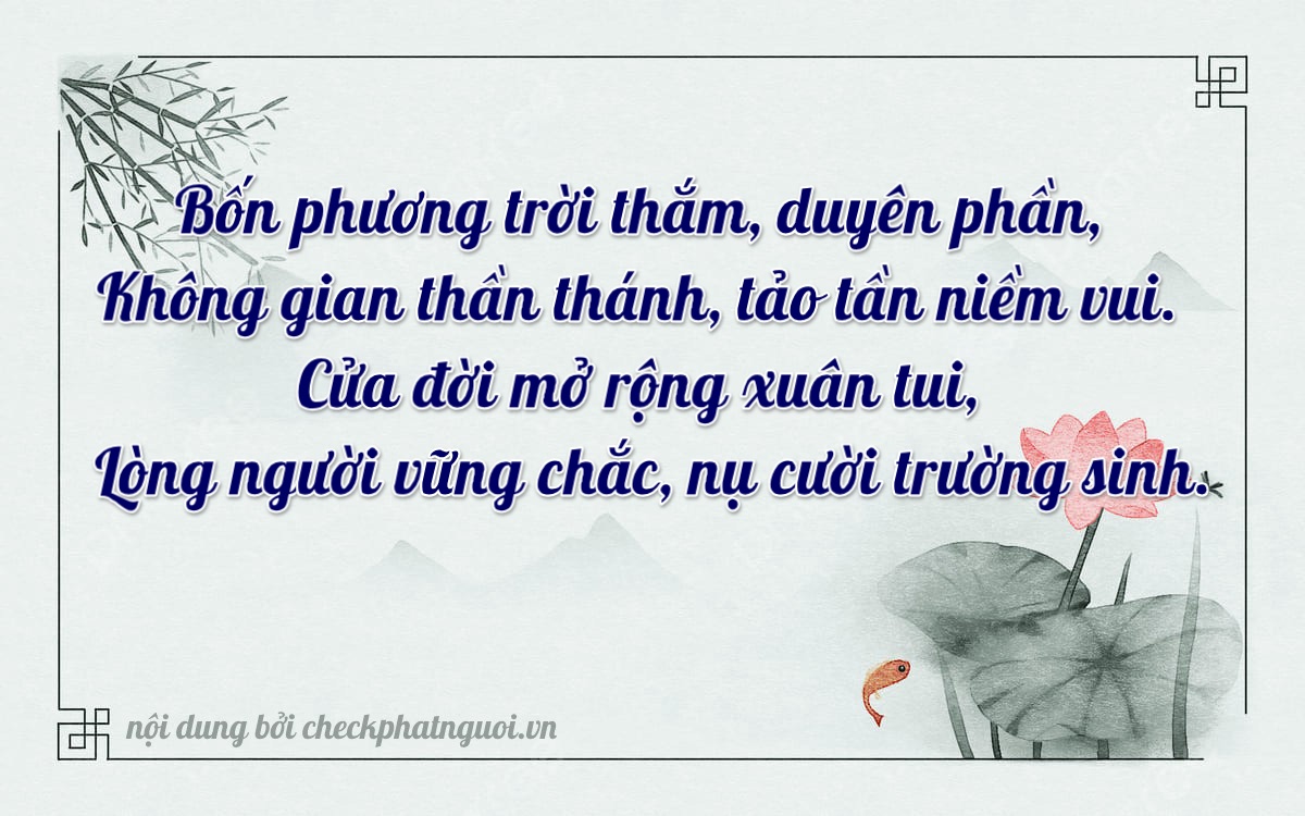 Bài thơ ý nghĩa cho <b>biển số 49A-40323</b> tại website checkphatnguoi.vn