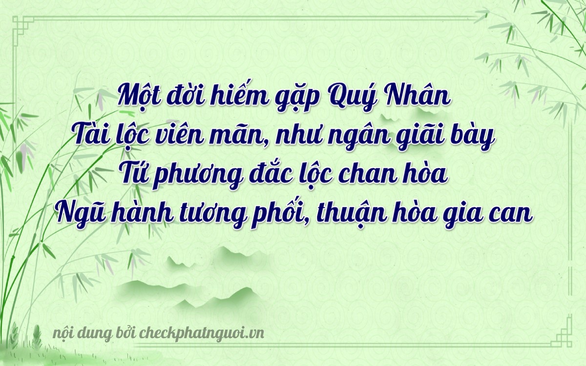 Bài thơ ý nghĩa cho <b>biển số 49A-41125</b> tại website checkphatnguoi.vn