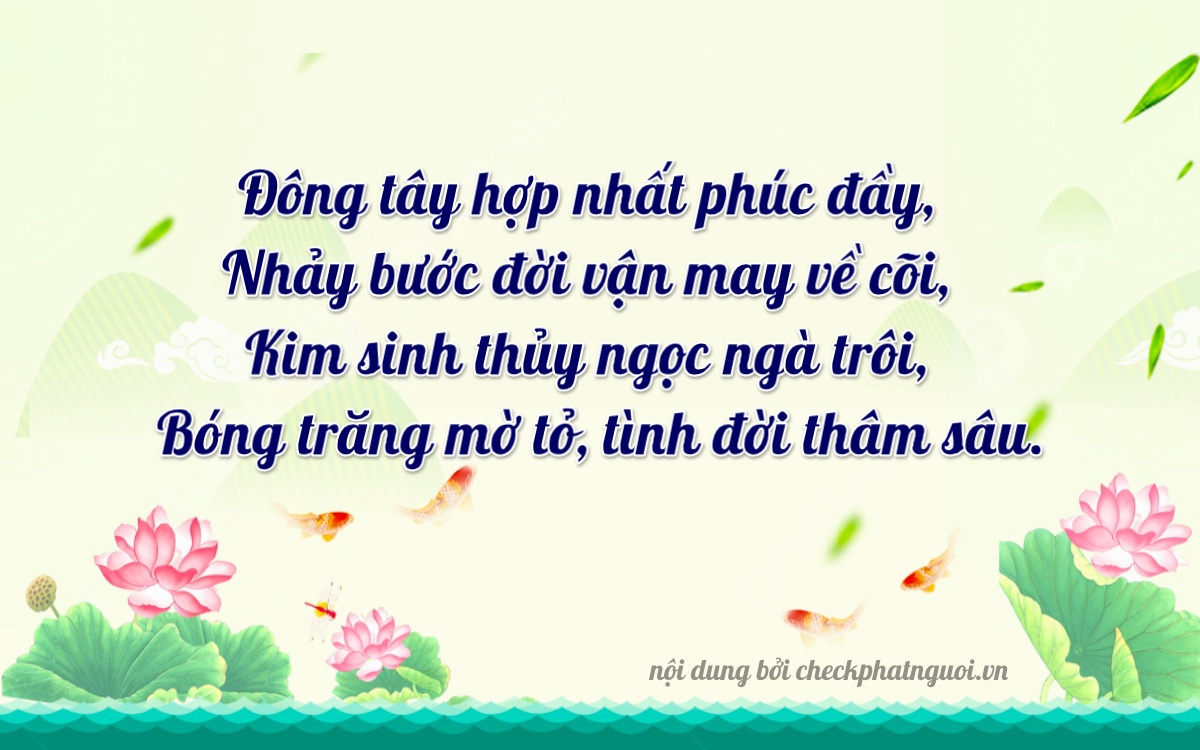 Bài thơ ý nghĩa cho <b>biển số 49A-51440</b> tại website checkphatnguoi.vn