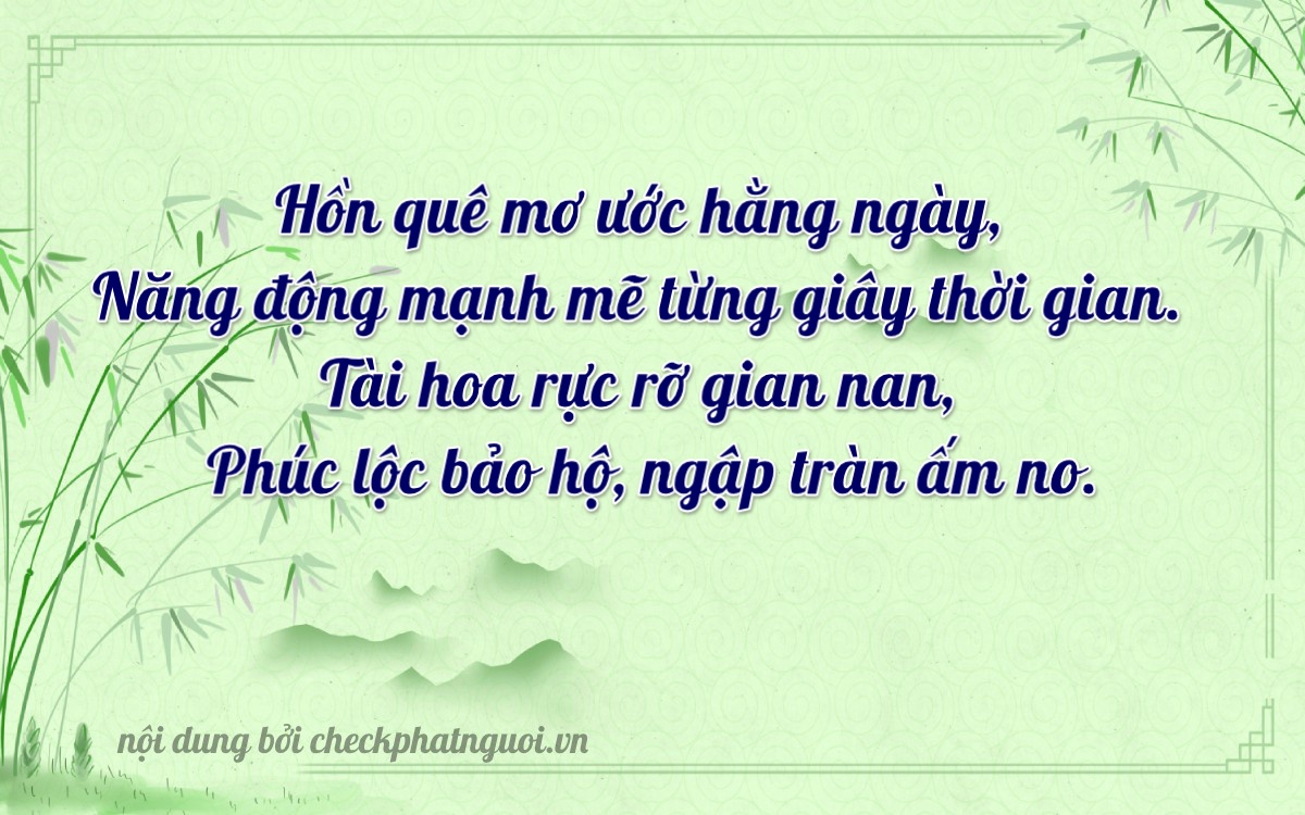 Bài thơ ý nghĩa cho <b>biển số 49A-55898</b> tại website checkphatnguoi.vn