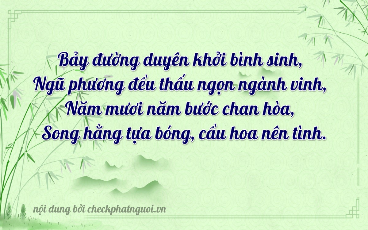 Bài thơ ý nghĩa cho <b>biển số 49A-57577</b> tại website checkphatnguoi.vn