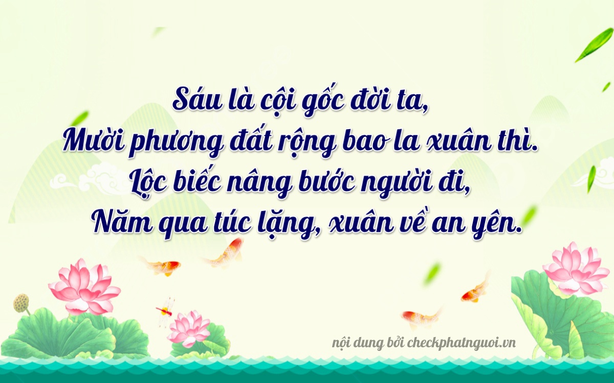 Bài thơ ý nghĩa cho <b>biển số 49A-61735</b> tại website checkphatnguoi.vn