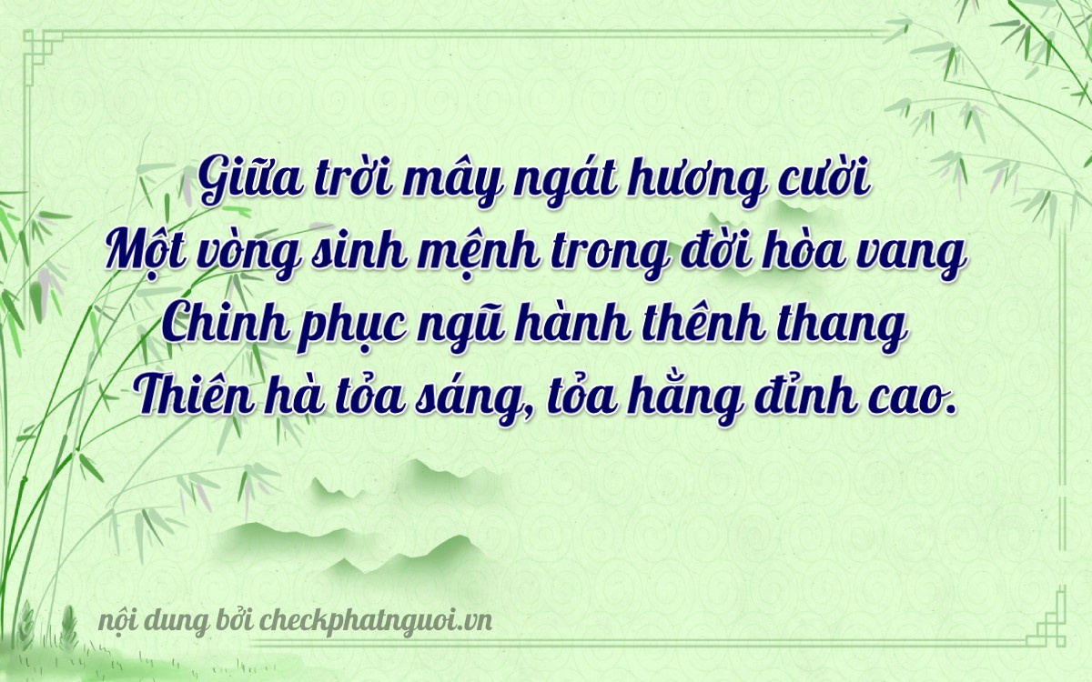 Bài thơ ý nghĩa cho <b>biển số 49A-62479</b> tại website checkphatnguoi.vn