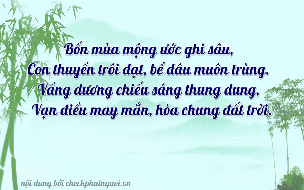 Bài thơ ý nghĩa cho <b>biển số 49A-66423</b> tại website checkphatnguoi.vn