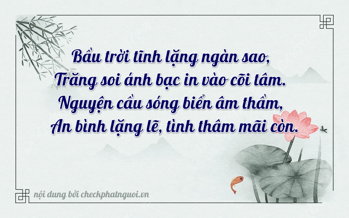 Bài thơ ý nghĩa cho <b>biển số 49A-66765</b> tại website checkphatnguoi.vn