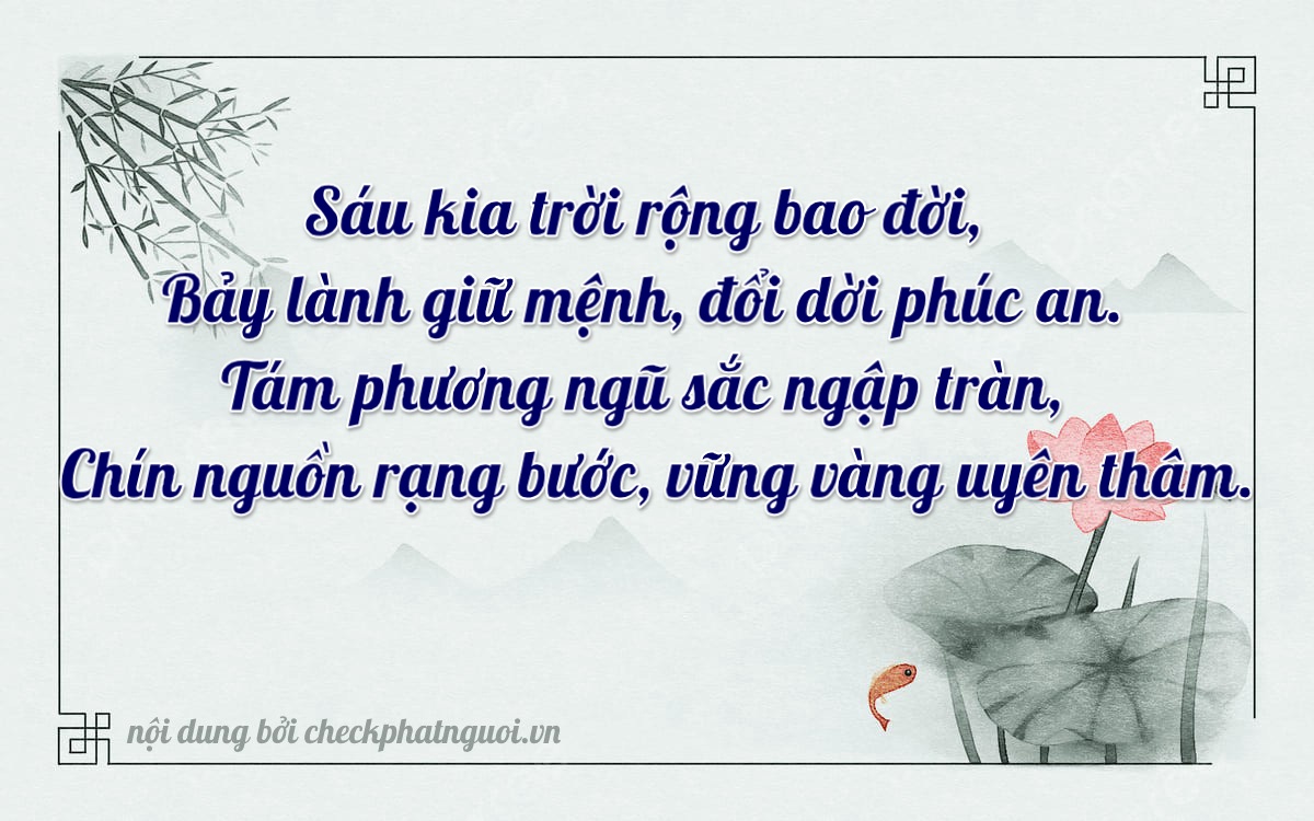 Bài thơ ý nghĩa cho <b>biển số 49A-67890</b> tại website checkphatnguoi.vn