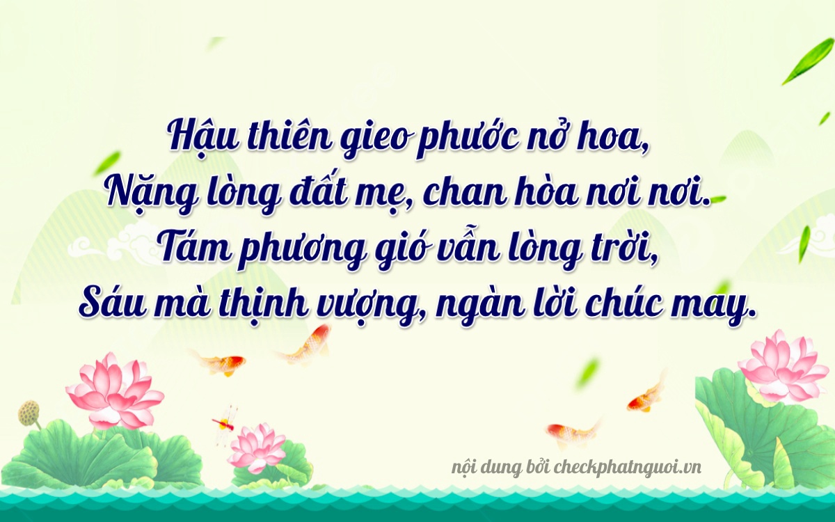 Bài thơ ý nghĩa cho <b>biển số 49A-72816</b> tại website checkphatnguoi.vn