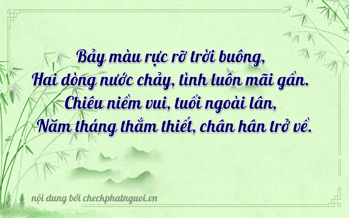Bài thơ ý nghĩa cho <b>biển số 49A-72958</b> tại website checkphatnguoi.vn