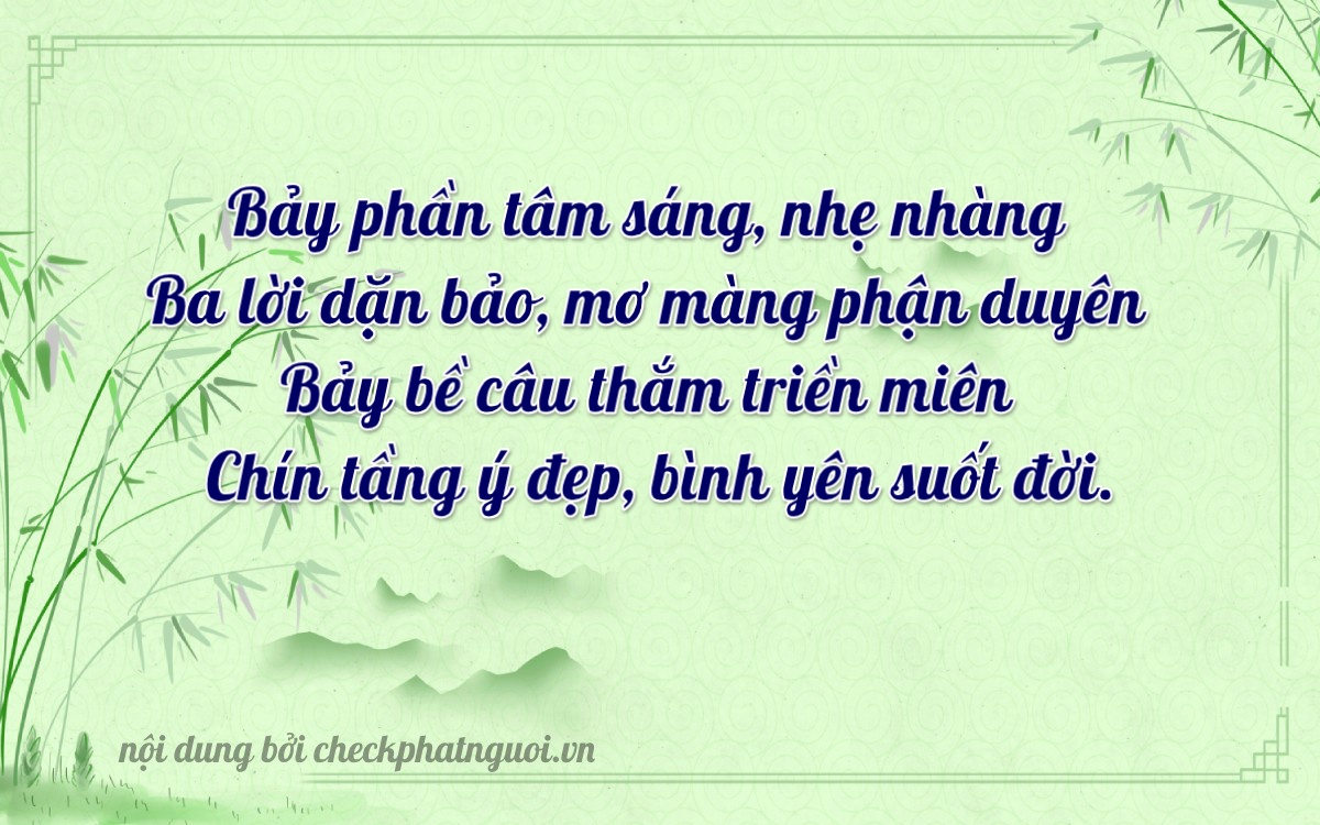 Bài thơ ý nghĩa cho <b>biển số 49A-73797</b> tại website checkphatnguoi.vn