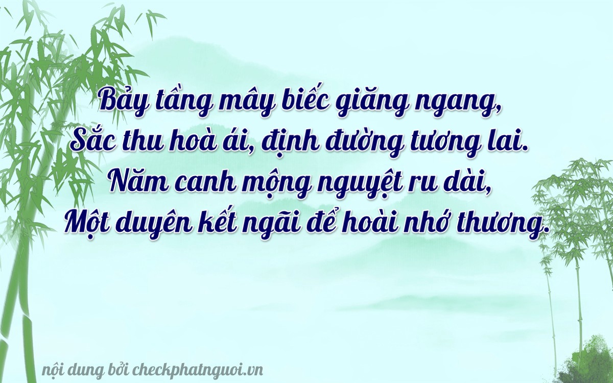 Bài thơ ý nghĩa cho <b>biển số 49A-76553</b> tại website checkphatnguoi.vn