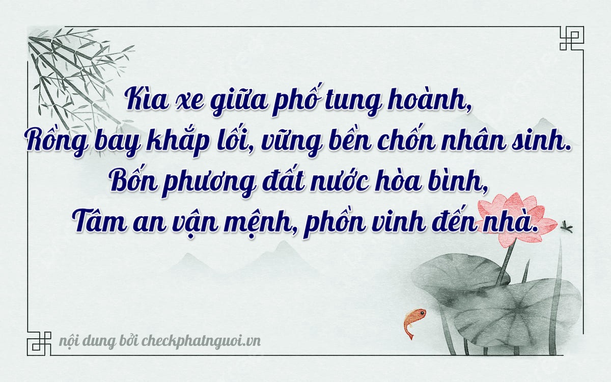 Bài thơ ý nghĩa cho <b>biển số 49AA-40494</b> tại website checkphatnguoi.vn