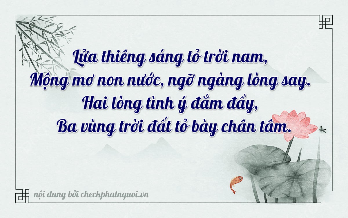 Bài thơ ý nghĩa cho <b>biển số 49AD-19423</b> tại website checkphatnguoi.vn