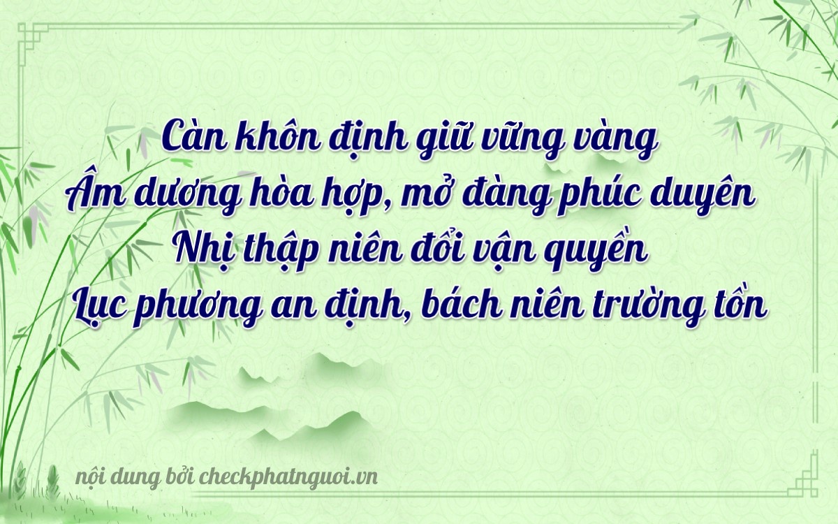 Bài thơ ý nghĩa cho <b>biển số 49B-02646</b> tại website checkphatnguoi.vn