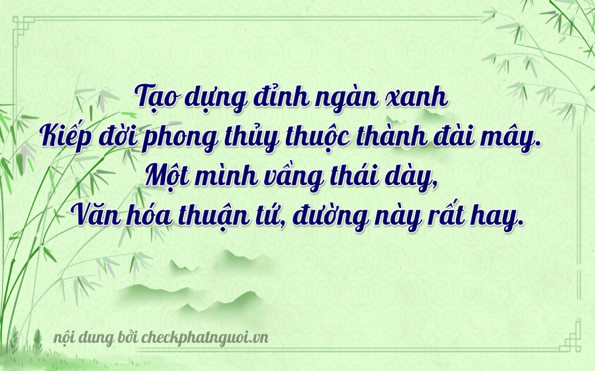 Bài thơ ý nghĩa cho <b>biển số 49B1-00001</b> tại website checkphatnguoi.vn
