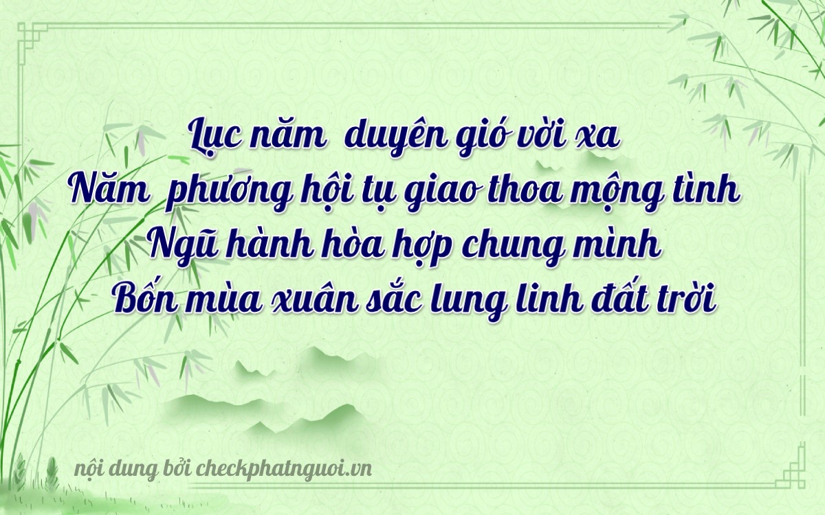 Bài thơ ý nghĩa cho <b>biển số 49B1-65504</b> tại website checkphatnguoi.vn