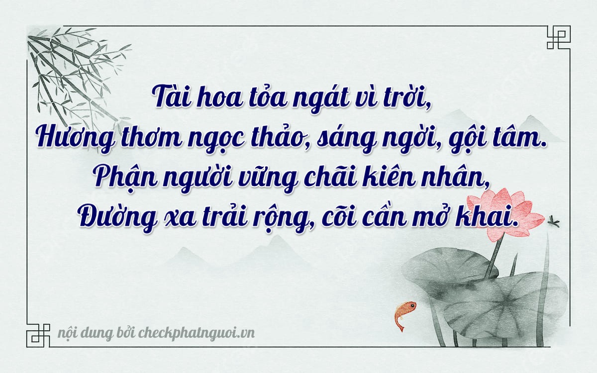 Bài thơ ý nghĩa cho <b>biển số 49B2-03493</b> tại website checkphatnguoi.vn