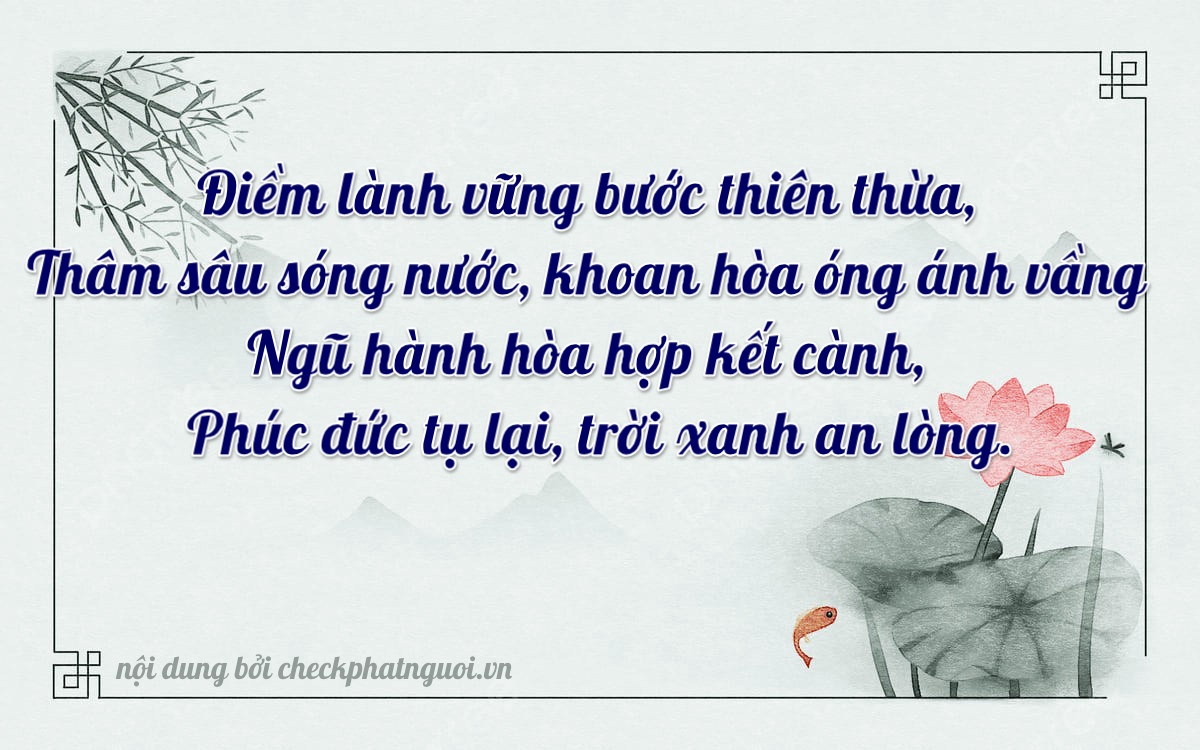 Bài thơ ý nghĩa cho <b>biển số 49C-04698</b> tại website checkphatnguoi.vn