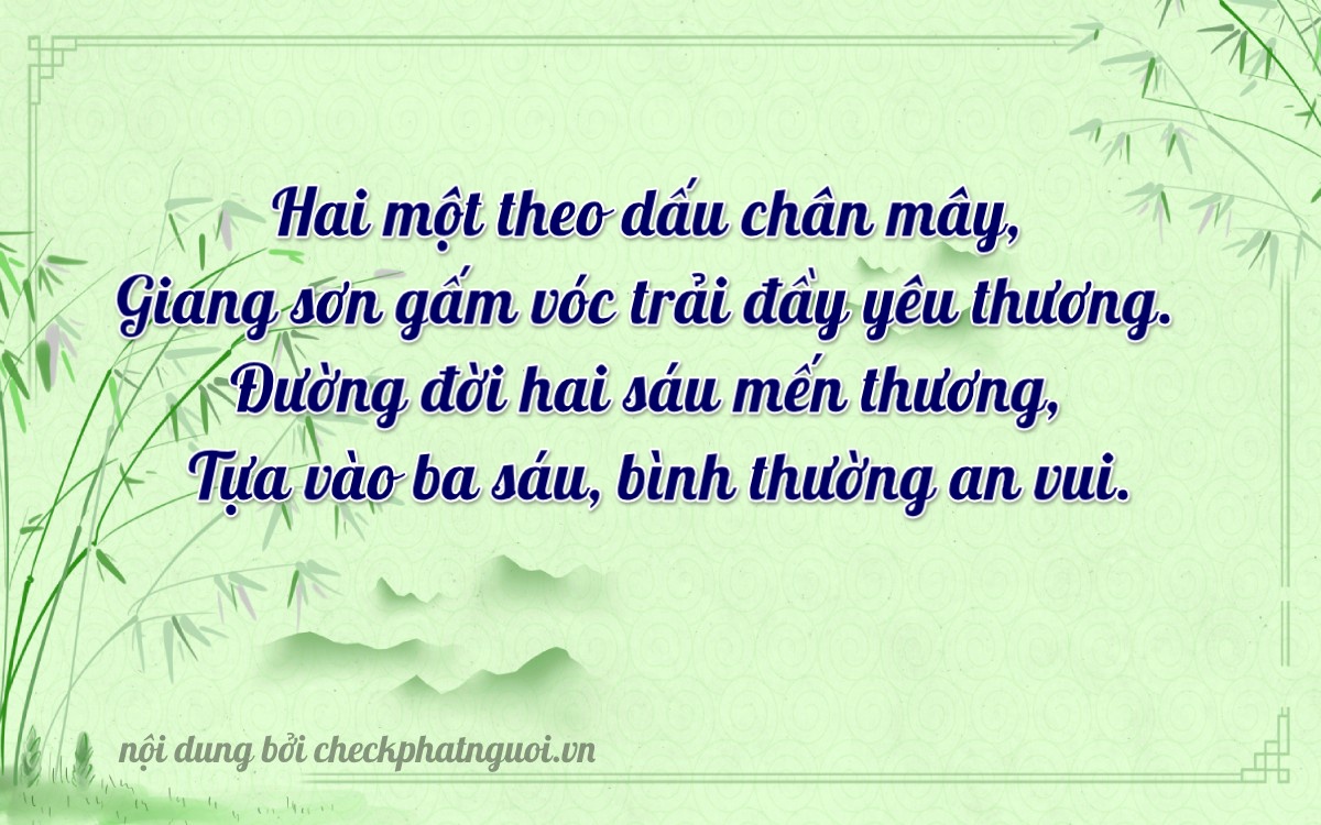 Bài thơ ý nghĩa cho <b>biển số 49C-21236</b> tại website checkphatnguoi.vn